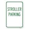Signmission Stroller Parking Heavy-Gauge Aluminum Sign, 12" x 18", A-1218-22831 A-1218-22831 - alternate 1